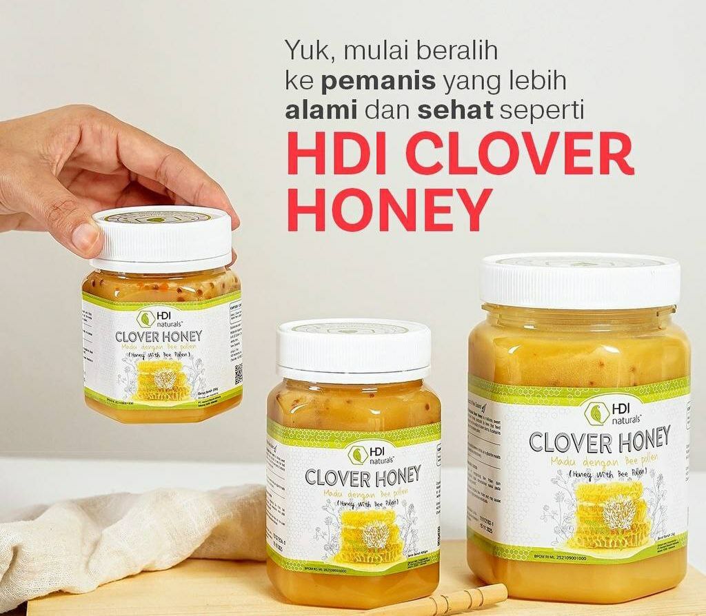 Clover Honey HDI Pemanis Alami Pengganti Gula
